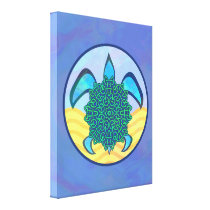Knot Turtle Wrapped Canvas Stretched Canvas Prints