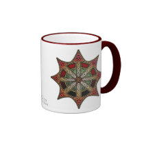 Knotwork Chaos Star Mug mugs
