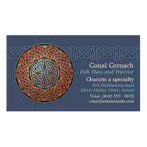 Knotwork Circle Business Cards, Style B