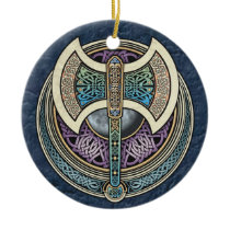 Knotwork Labrys Pendant/Ornament