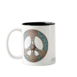 Knotwork Peace Sign Mug