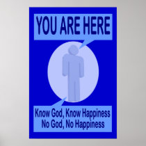 Know God, Know Happiness posters