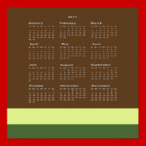 Know the Date Calendar Poster posters