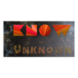 Know the Unknown Custom Photo Card