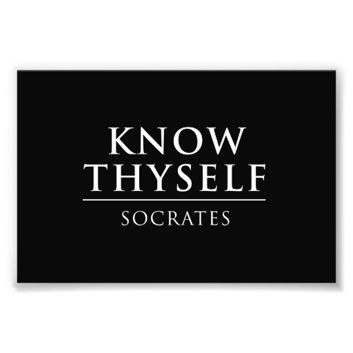 When Did Socrates Say Know Thyself