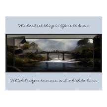 Know Which Bridge Post Card