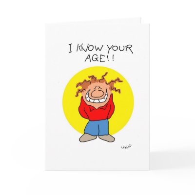 Know Your Age Cards by joekohl