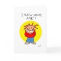 Know Your Age cards by joekohl Know Your Age cards