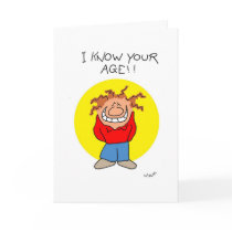 Know Your Age cards