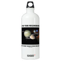 Know Your Neighborhood It's The Only Solar System SIGG Traveler 1.0L Water Bottle