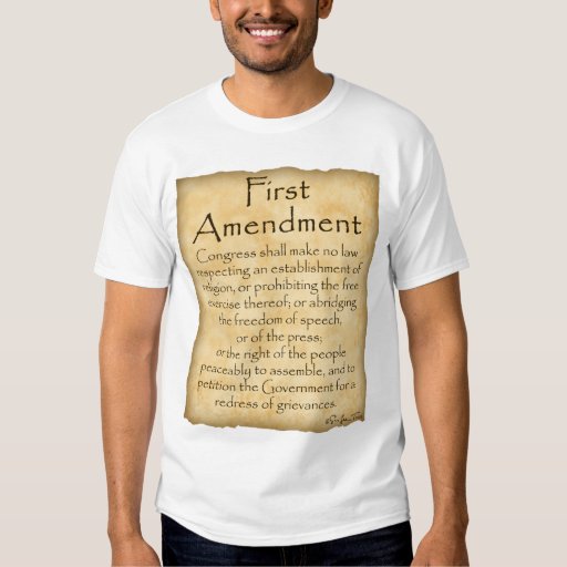 first amendment t shirt