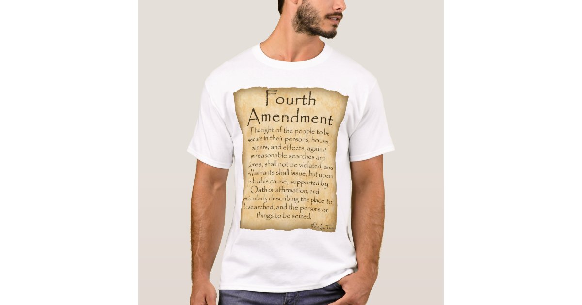 4th amendment shirt