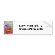KNOW  YOUR  RIGHTS GBR bumpersticker Bumper Stickers