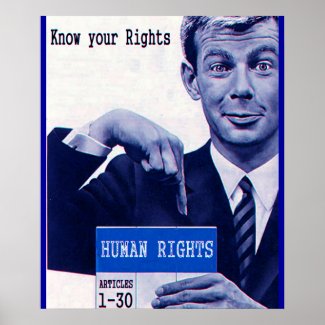 Know Your Rights - Human Rights Poster