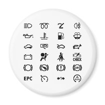 Know Your Warning Signs magnets by MeisterGaugeFaces Know Your Warning Signs magnets