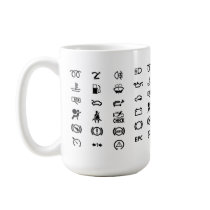 Know Your Warning Signs mugs by MeisterGaugeFaces Know Your Warning Signs mugs