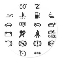 Know Your Warning Signs stickers by MeisterGaugeFaces Know Your Warning Signs stickers