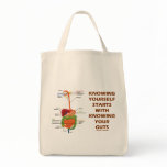 Knowing Yourself Starts With Knowing Your Guts Canvas Bag