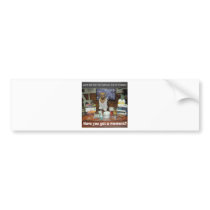 Knowledge Dog Dipole Moment Bumper Sticker