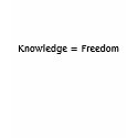 Knowledge = Freedom t-shirts by Shenicab Knowledge = Freedom t-shirts
