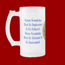Knowledge Human and Divine mugs