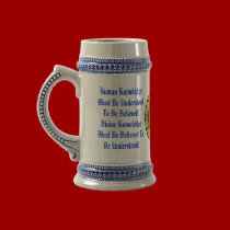 Knowledge Human and Divine mugs
