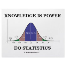 Knowledge Is Power Do Statistics (Stats Humor) letterhead