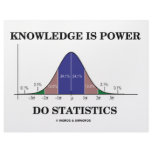 Knowledge Is Power Do Statistics (Stats Humor) Customized Letterhead