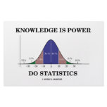 Knowledge Is Power Do Statistics (Stats Humor) Custom Stationery