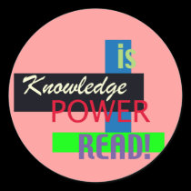 Knowlege is Power - Read Sticker