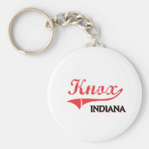 Knox Indiana City Classic Keychains