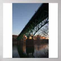 Knoxville Bridge Canvas Print