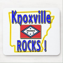 Knoxville Rocks ! (blue) mousepads