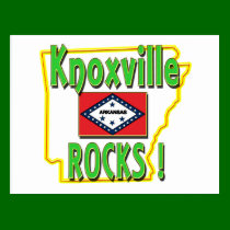 Knoxville Rocks ! (green) postcards