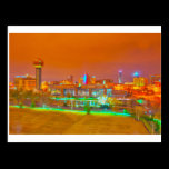 knoxville tn at night postcards