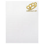 Knuckle Up Letterhead
