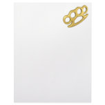 Knuckle Up Letterhead Template