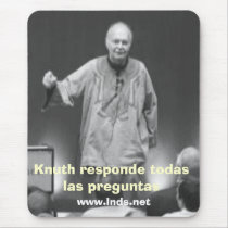 Knuth responde todas las preguntas mousepads by ediazc Knuth responde todas las preguntas mousepads