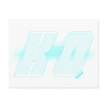 KO - Knock out gamer gaming win street fighter postcards