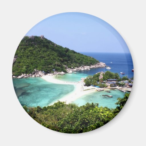 Ko Nang Yuan Island in Thailand Magnets