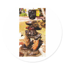 koa subjects 003 round sticker