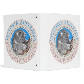 Koala Bear Australia binder
