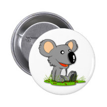 Koala Bear Button
