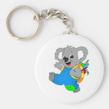 Koala Bear with backpack Keychains