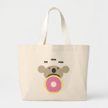 Koala Donut Diet Canvas Bag