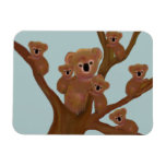 Koala Family Habitat Premium Magnet