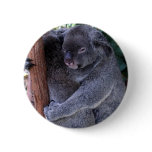 Koala Family Round Button
