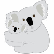 Koala Hug Photo Cutout