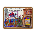 Koala Merry Christmas Premium Magnet