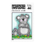 Koala Mom and Baby Postage Stamps stamps